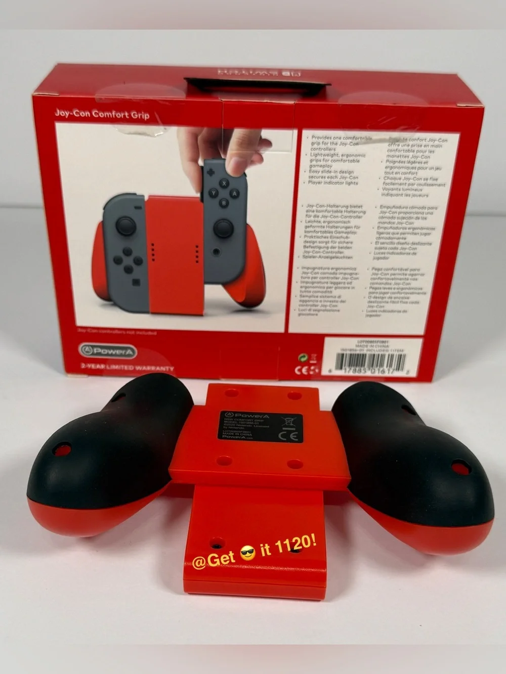 Bundle Nintendo Switch Joy-Con (L)(R) Zelda + Joy Con Comfort Grip & Charging